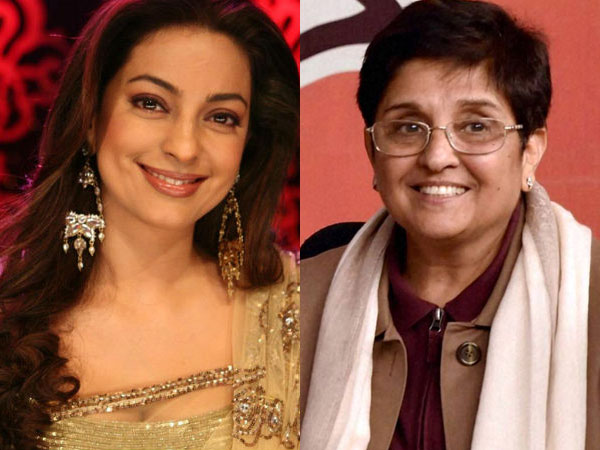 Bollywood actress Juhi Chawla wants to see Kiran Bedi as CM